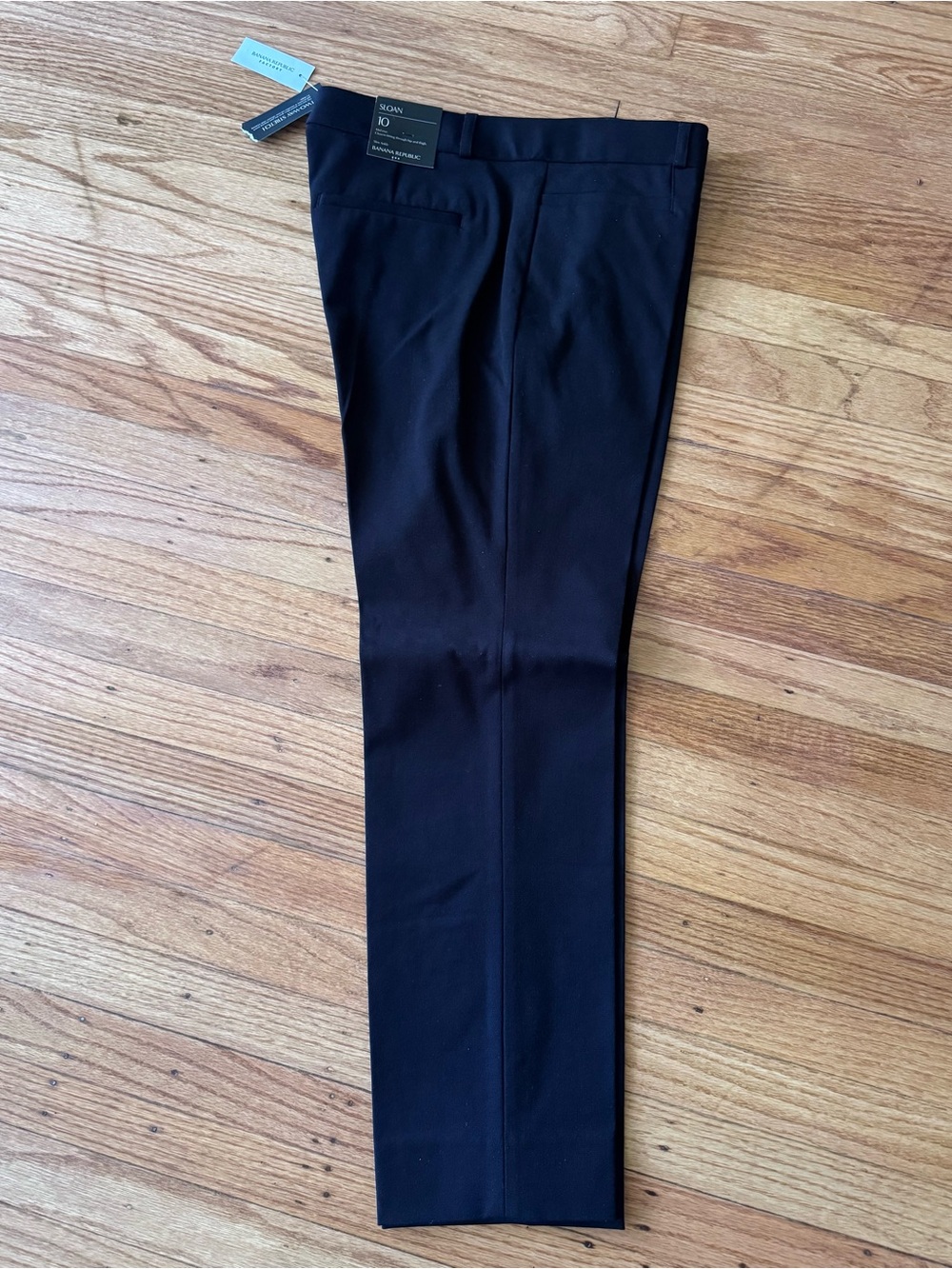 Banana Republic Sloan Slim Mid-Rise Ankle Pants Black Size 10 NWT